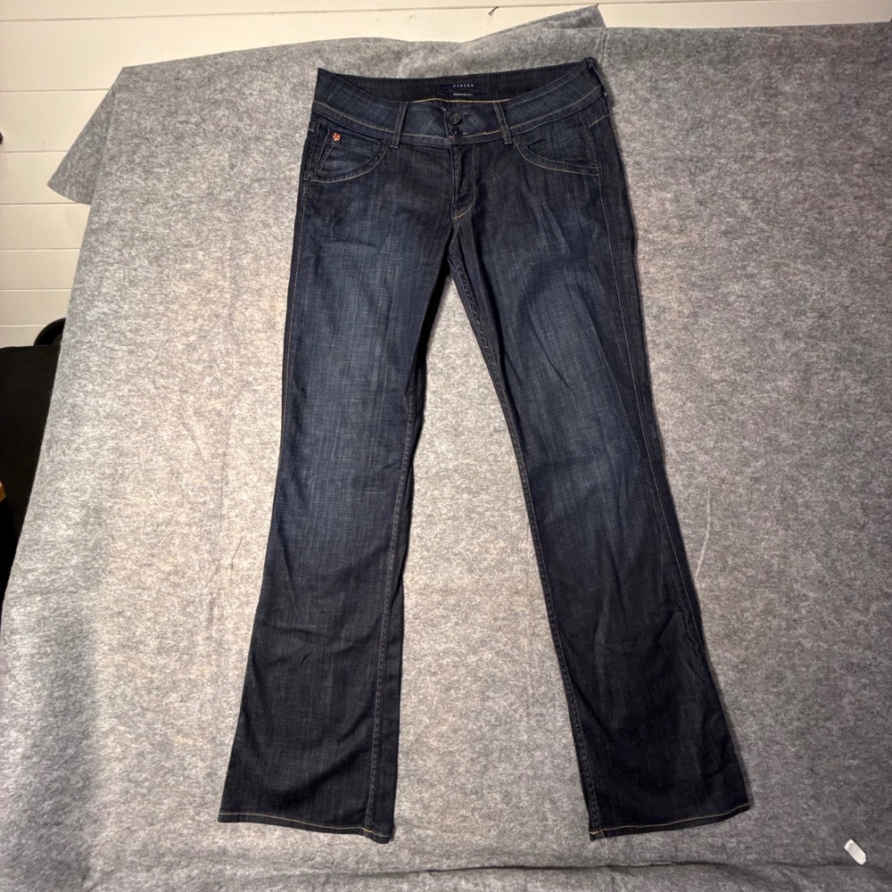 Hudson Signature Bootcut Jeans Women's 31 Dark Wash Low Rise Y2K USA